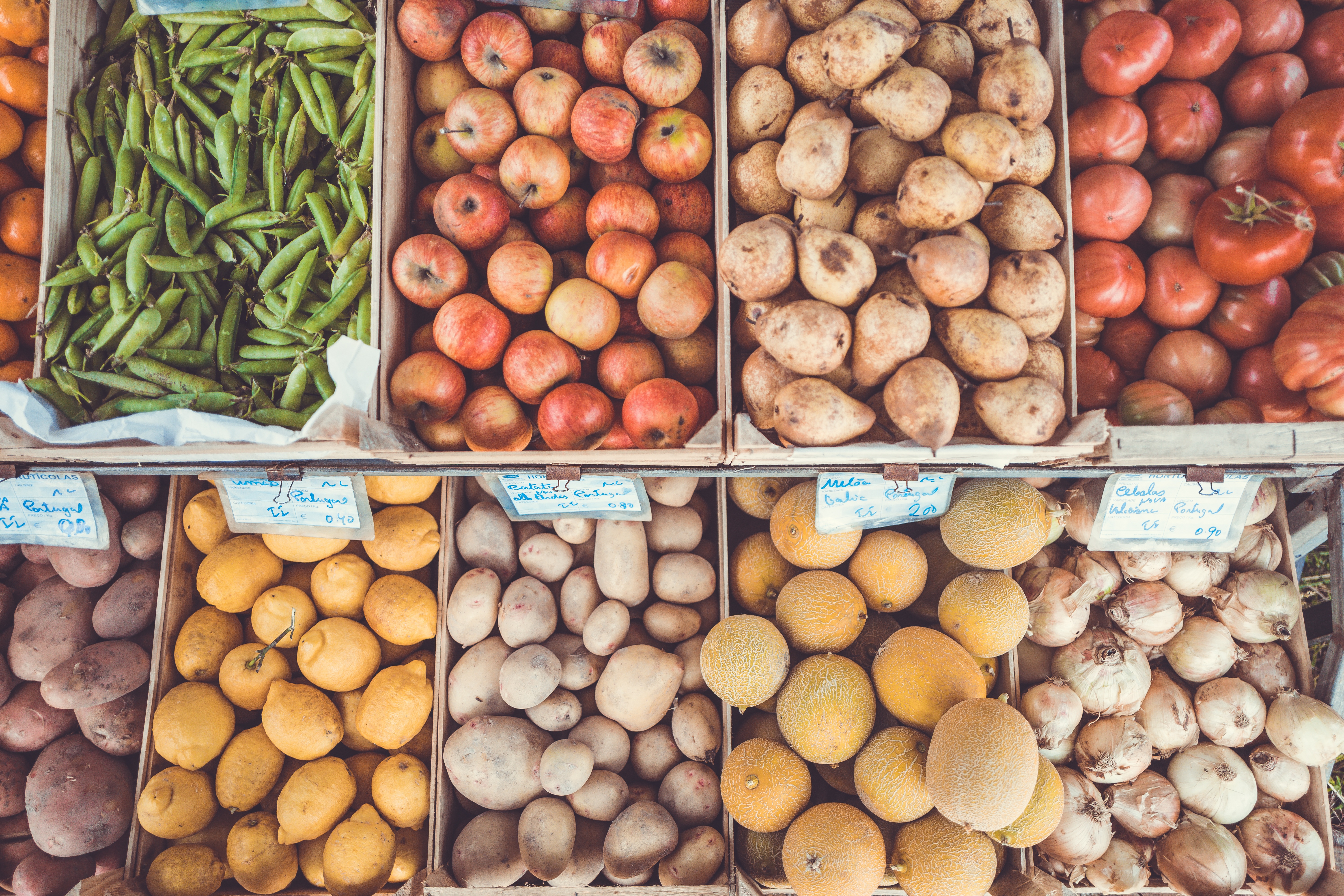 frutas y verduras