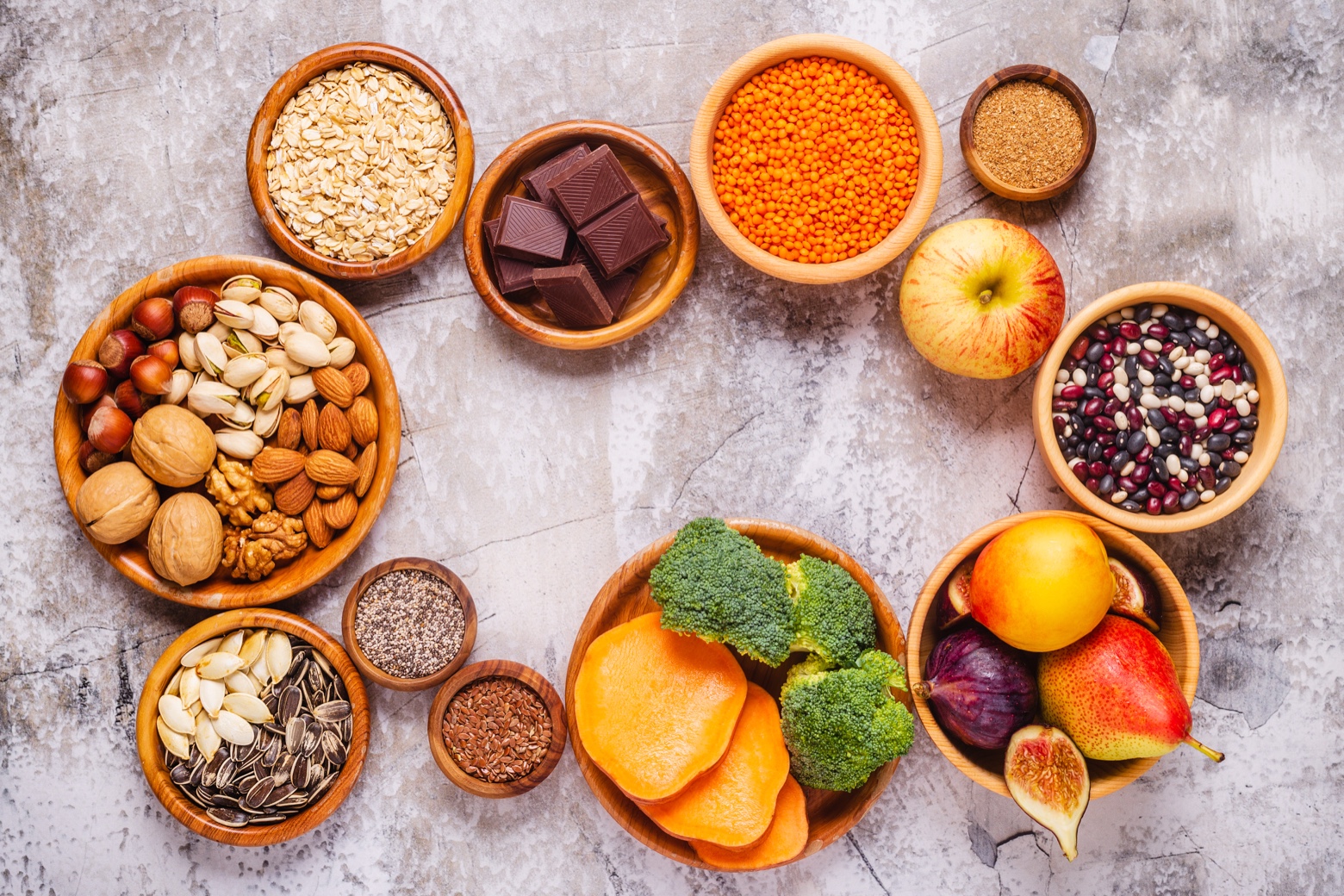 alimentos con fibra
