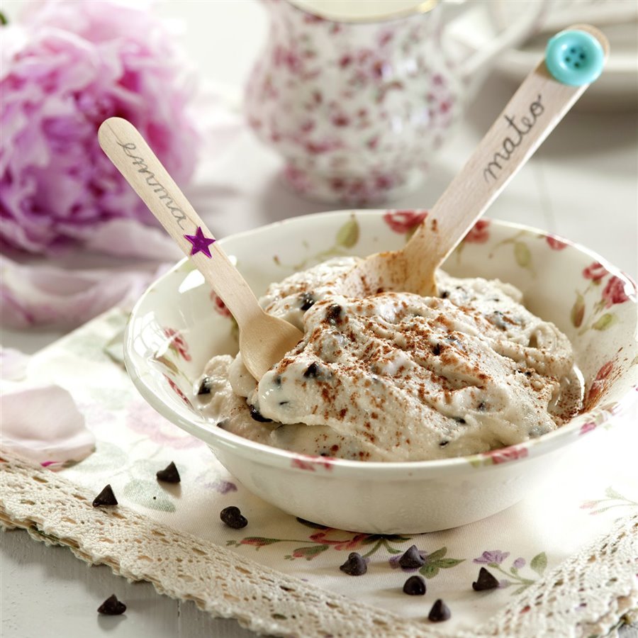helado de yogur de coco