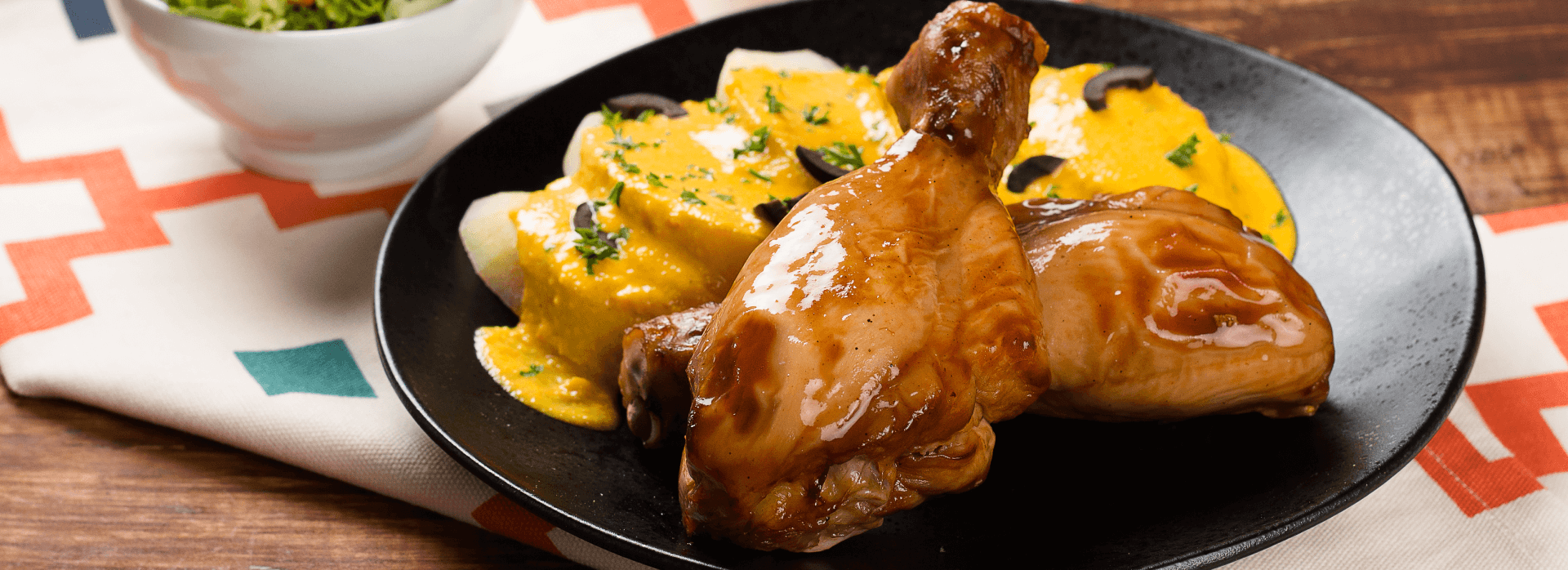 Pollo en salsa a la huancaína